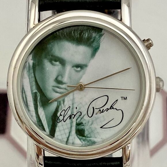 Vintage 2001 Valdawn x EPE Elvis Presley Musical Watch Plays “Love Me Tender” - Picture 1 of 16